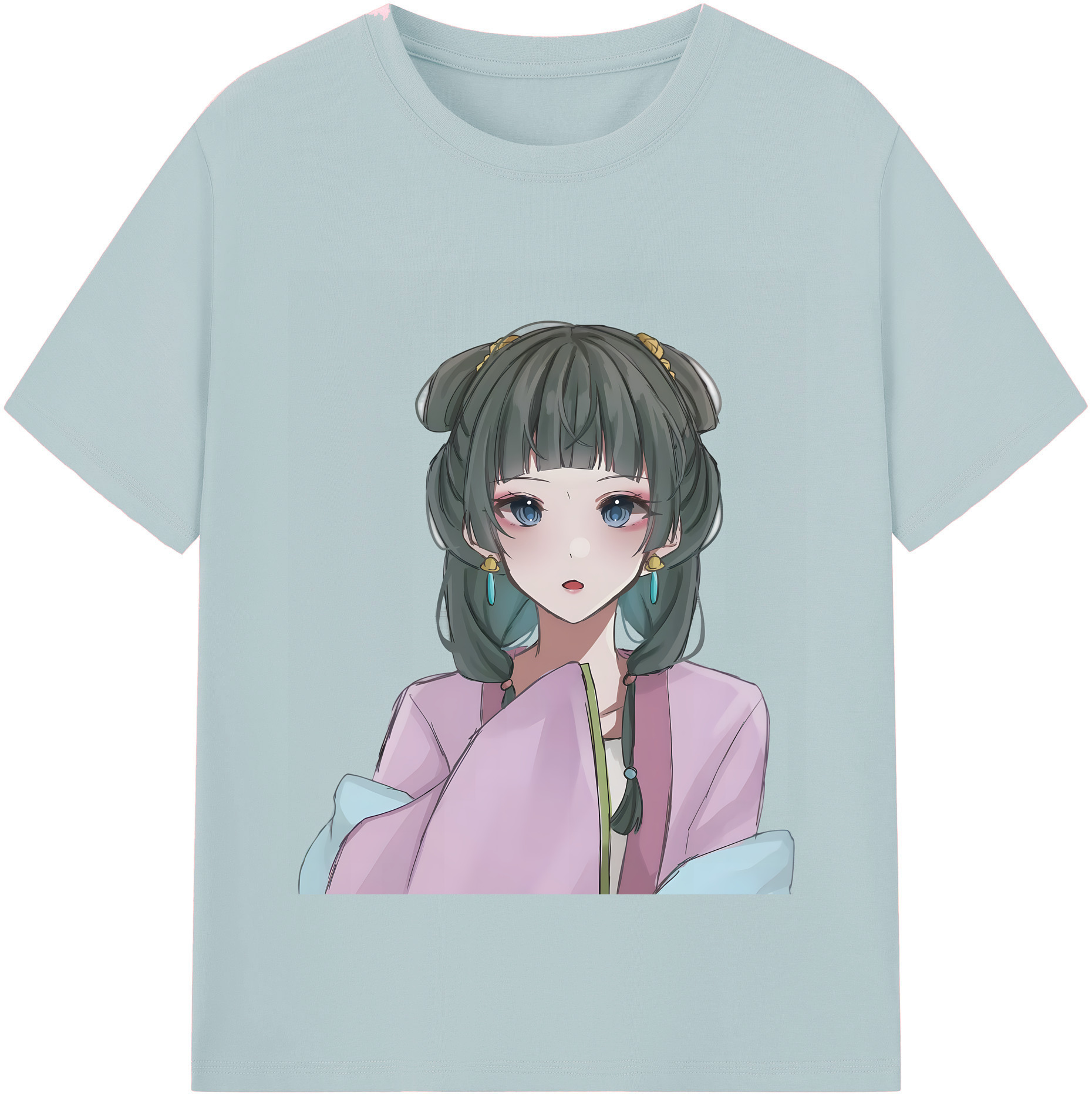 （画像用） 薬屋のひとりごと The Apothecary Diaries 綿100％半袖Tシャツ（フロントプリント）